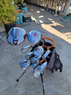 Taylormade Burner & Rac CGB Golf Club Set Right Handed. Golf Bag included