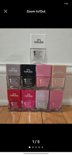 Nails Inc 1 Step Gel Nail Polish Set x9