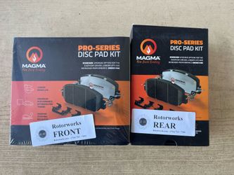Honda Accord Touring 16-17 Front and Rear Magma Pro Ceramic Brake Pads