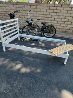 Twin Bed with Slats