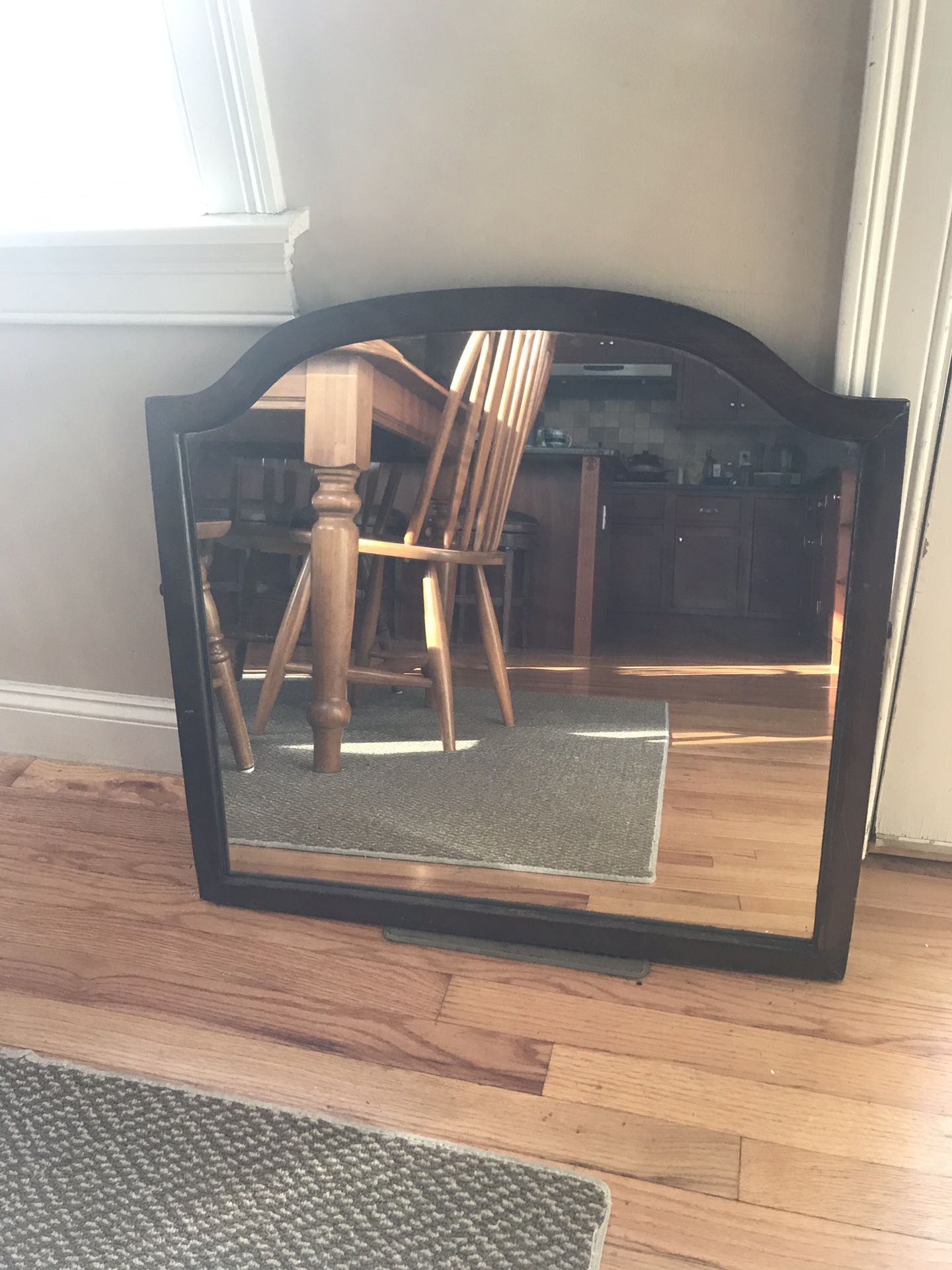 Antique freestanding mirror