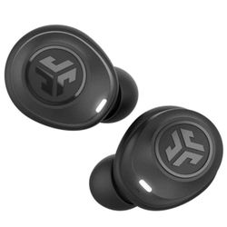 JLAB Audio Jbuds Air True Wireless Signature Bluetooth Earbuds, Charging Case, Black, IP55 Sweat Resistance, Bluetooth 5.0 Connection