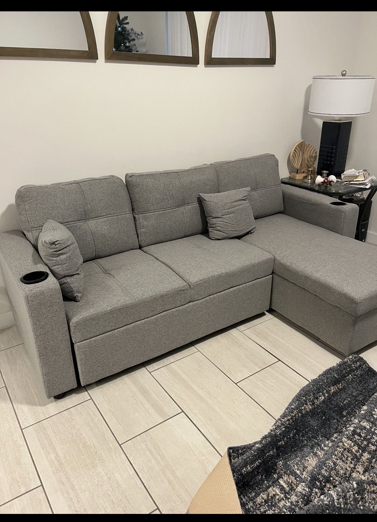 COZY SLEEPER SECTIONAL ποΈ GREY OR BLACK ποΈ