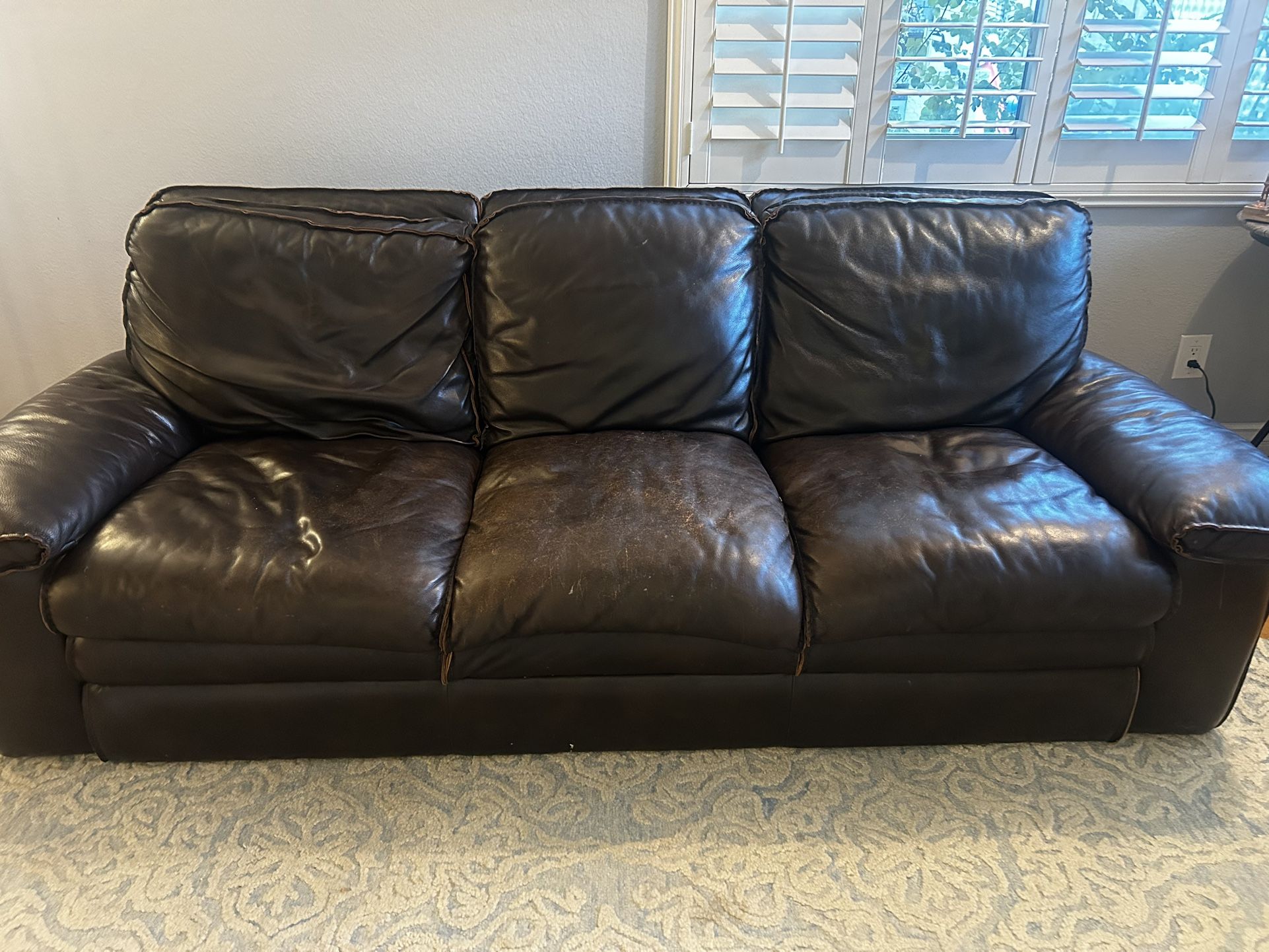 Leather Couch