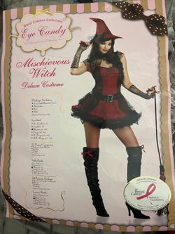 Eye Candy Mischievous Witch Deluxe Costume
