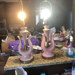 2 Antique Living Room Lamps (circa 1955-1960)