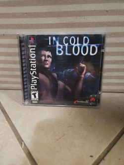 In Cold Blood PlayStation 1 PS1 Game