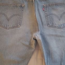 LEVIS 501S 501 MENS JEANS DENIM FADED PANTS SIZE 38 34 WEAR WITH BASEBALL HAT FLANNEL BOOTS FLIP FLOPS BEACH WEAR GEAR OR CARHARTT WORK UNIFORM