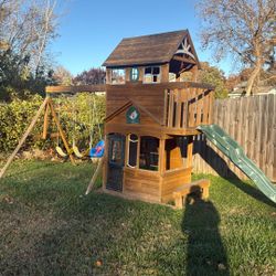 Wooden Child Playground Set