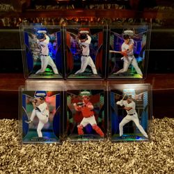 Panini Prizm Parallel / Refractor / Insert Baseball Cards. Phillies Realmuto / Tim Anderson / Castellanos / Trea Turner / Red Sox Martinez