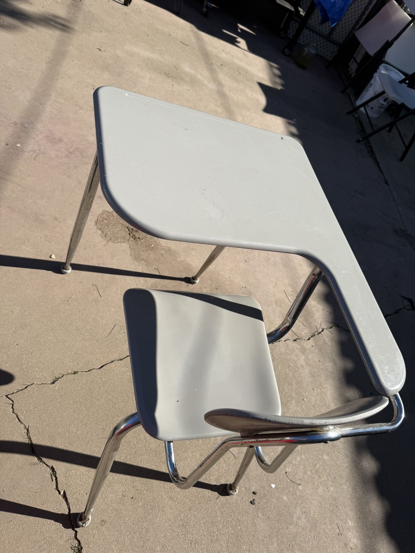 School Desk And Play Pen