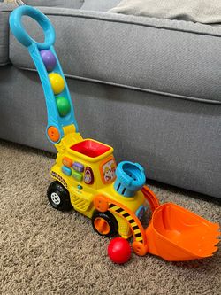 VTech Push & Pop Bulldozer Toy
