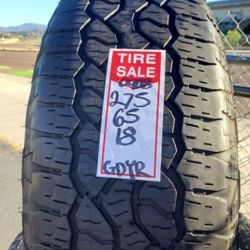 275/65/18 Goodyear Tire Set