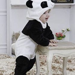 New infant panda costume 0-3 months