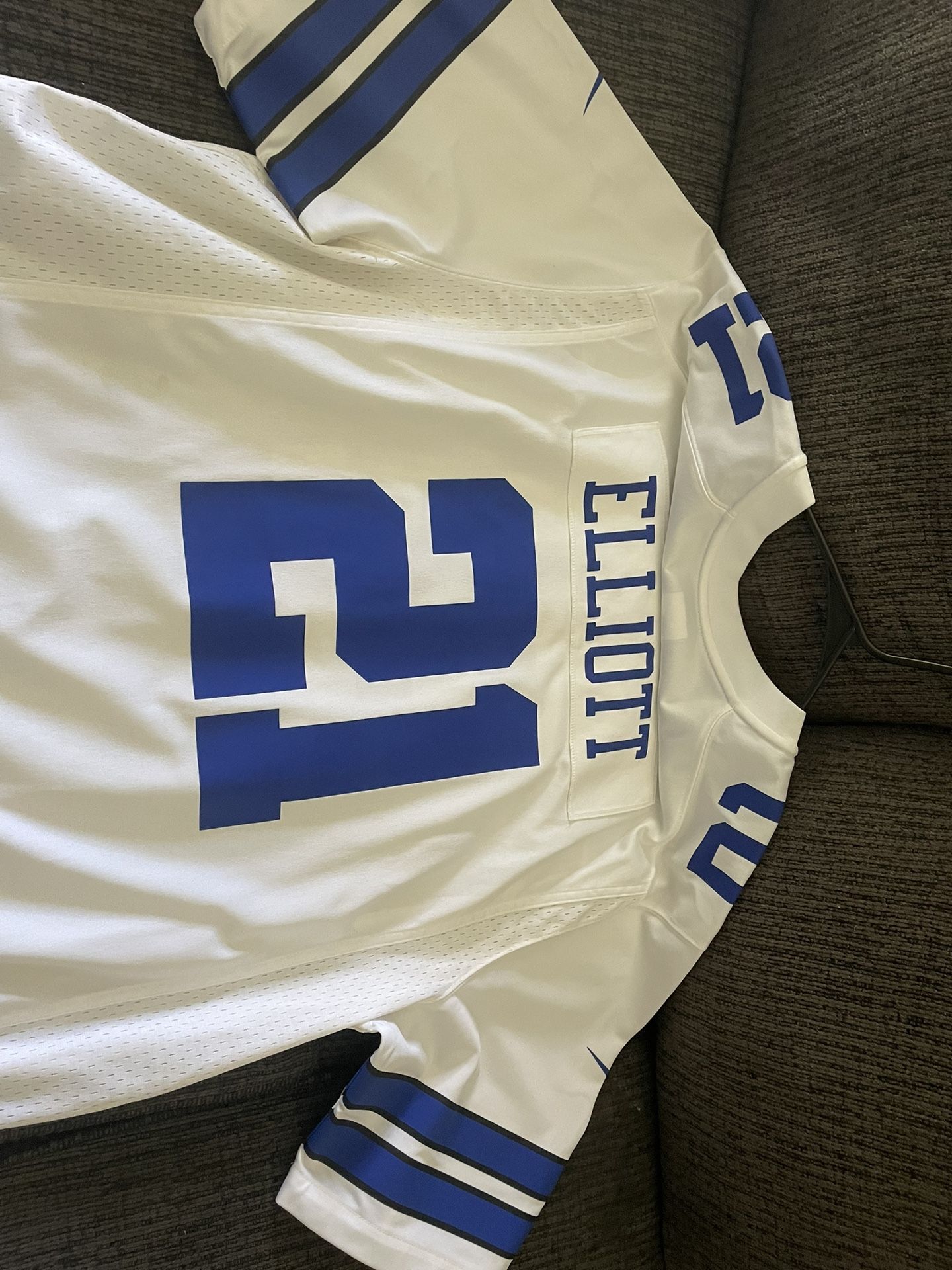 Ezekiel Elliott Dallas Cowboy Nike Away Game Day Jersey Zeke