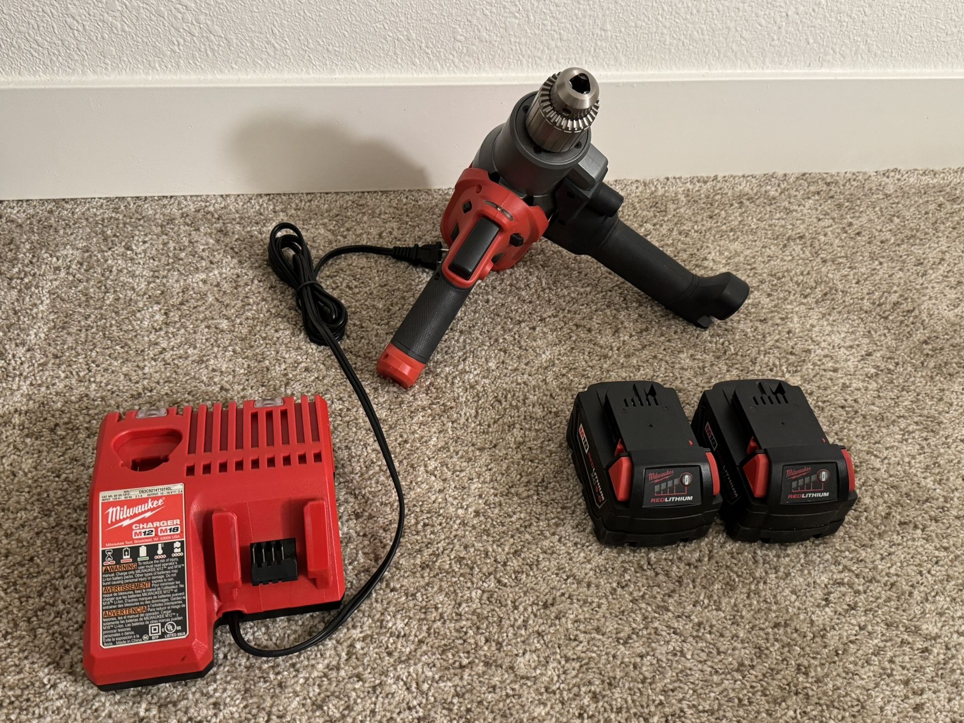 Milwaukee Mud Mixer BUNDLE