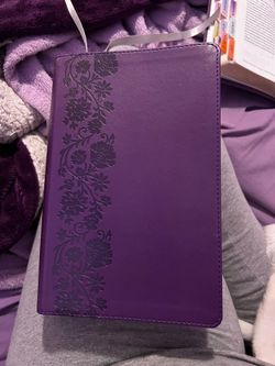 Purple-Holy Bible NKJV Large Print