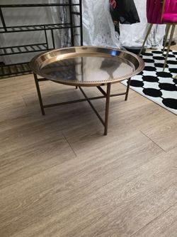 Coper color coffee table