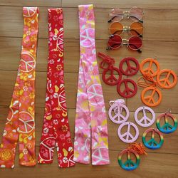 BUNDLE 70s HIPPIE ACCESSORIES