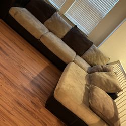Brown Sectional Moving Sale! 