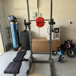 Pull Up Station/adjustable Weight Bench
