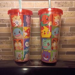Pokemon Tumbler Cups $25 each 