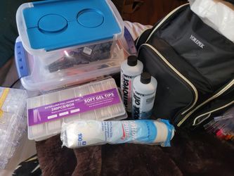 Massive Nail Tech Starter Kit - 150+ Gel Polishes, Lamp, Stamping, Tips - $300