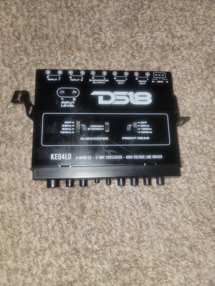 DS18 EQUALIZER/CROSSOVER