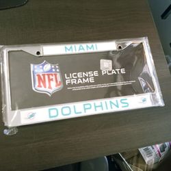Miami Dolphins NFL License Plate Frame 