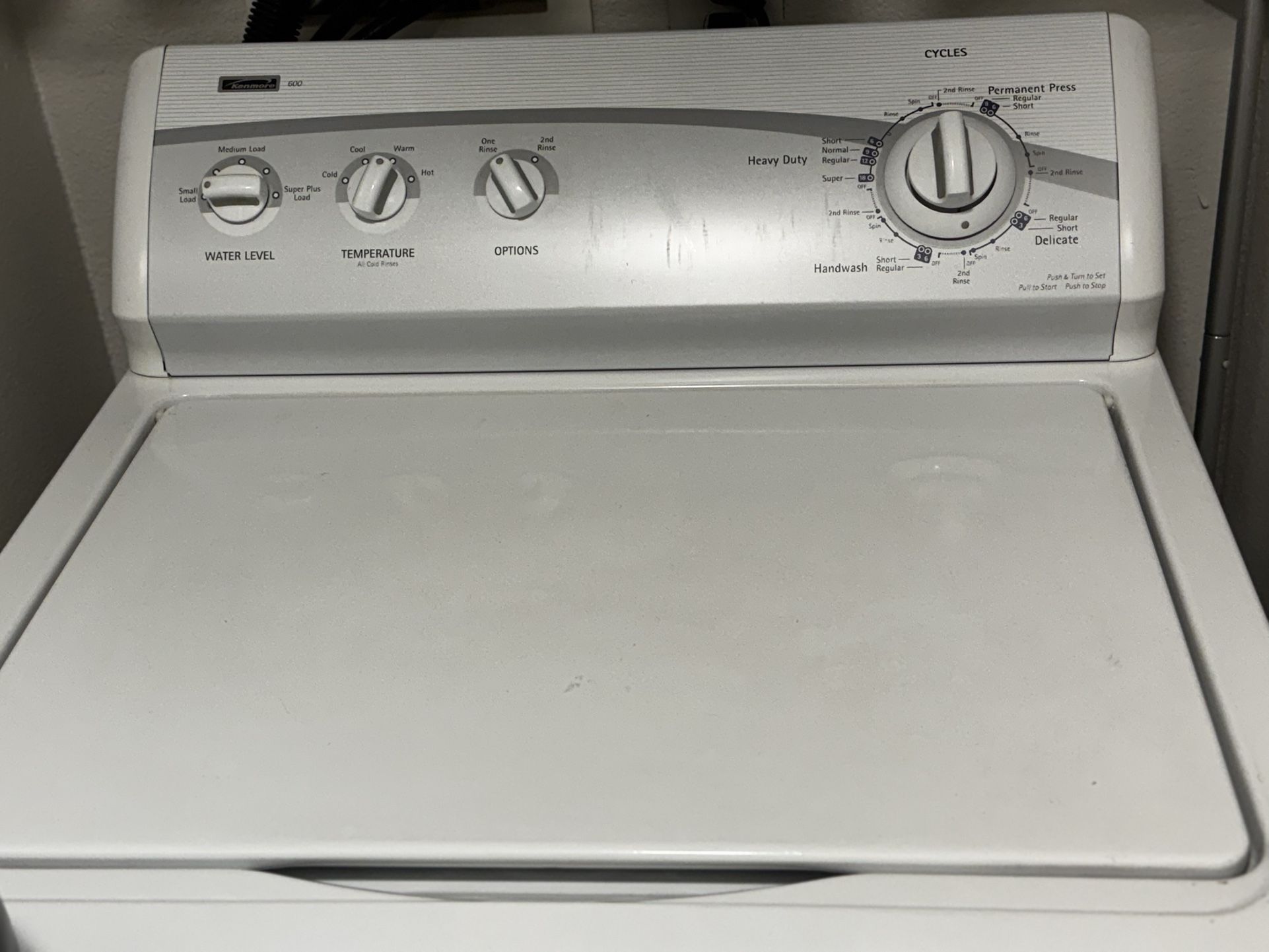 Kenmore Top Load Washer And Dryer