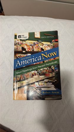 America Now Tenth Edition by Robert Atwan