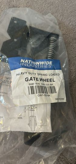 Nationwide Industries Heavy Duty Spring Loaded Gate Wheel