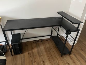 OBO: L-Shaped Computer Desks (Pair Available) + Free Gaming Chair Deal