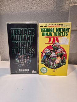 Teenage Mutant Ninja Turtles VHS Lot of 2