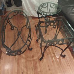 Three Living Room Table Set