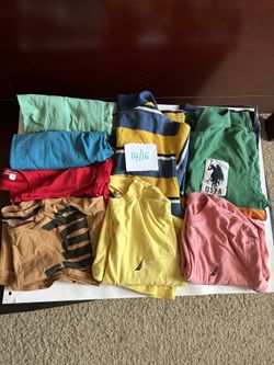 Boys t shirts 14/16 and 16/18 used each $3