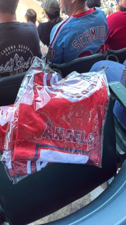 Joe Adell Angels football jersey