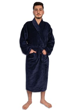 100% velvet unisex bathrobe