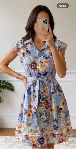 Tahari floral dress size 2