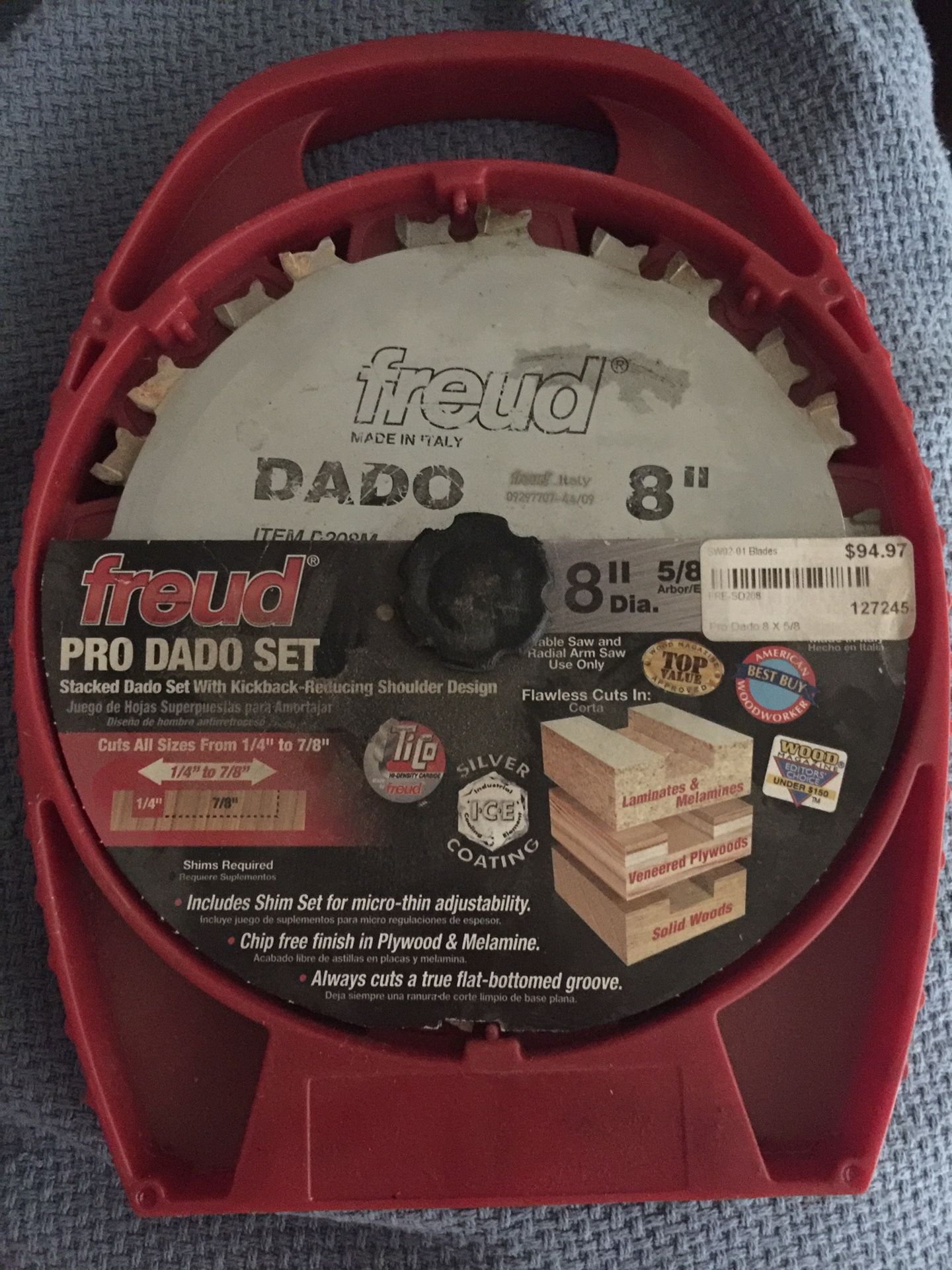 8 inch dado blade set for Sale in Litchfield Park, AZ - OfferUp