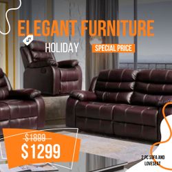 2 Pc Sofa And Loveseat 