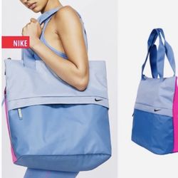 NIKE RADIATE TOTE BAG, BLUE/PINK - Brand nwt