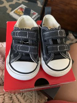 Black converse 4c little kids shoes
