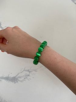 4 natural stone bracelets and necklace - $45
