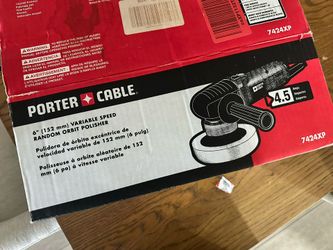 Porter Cable 7424XP 6" Random Orbit Polisher 4.5 Amp VARIABLE SPEED