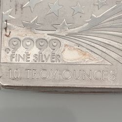10 Oz silver bar 