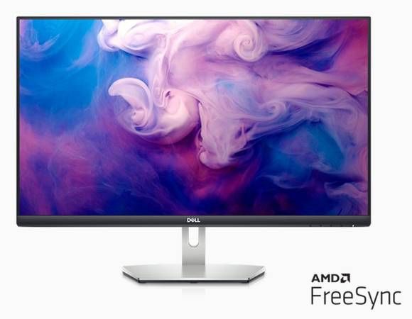 DELL S2721D Monitor 27" 1440p QHD 2560 x 1440 HDMI Built in Speakers Ultra Thin