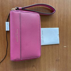 Marc Jacobs Pink Wristlet Wallet