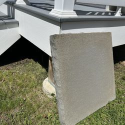 Precast Concrete Cap w/ tumbled edges