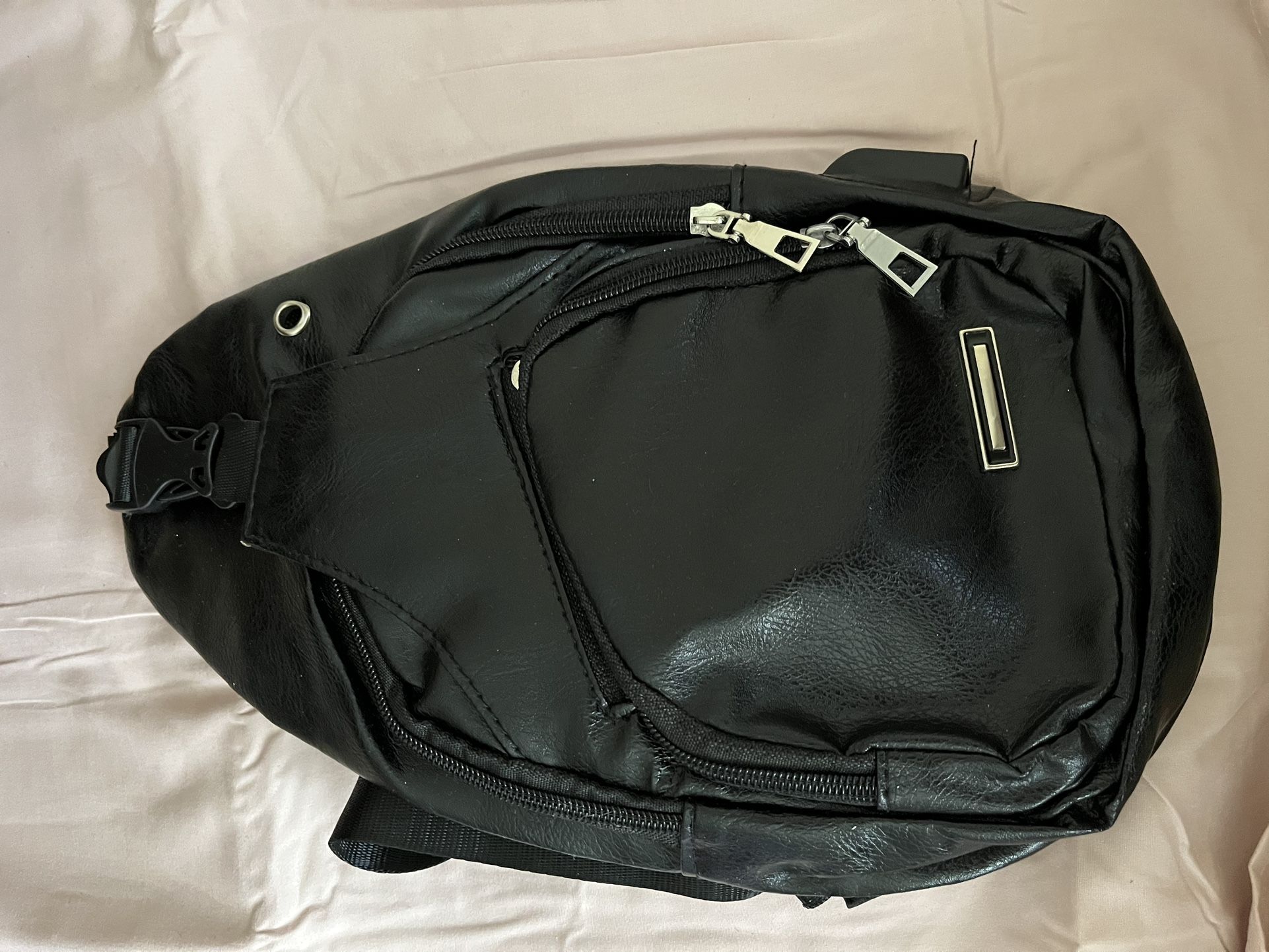Black Sling Backpack